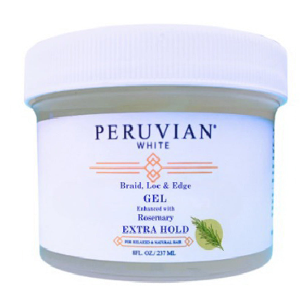 Peruvian White Rosemary Braid Loc and Edge Hair Gel 8Oz (237ml)